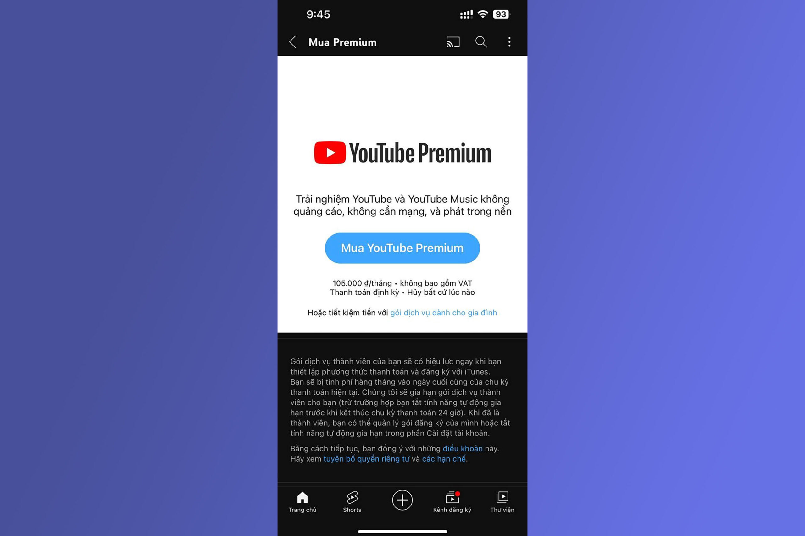YouTube Premium chính thức cập bến thị trường Việt Nam, giá chỉ từ 25,000đ/tháng