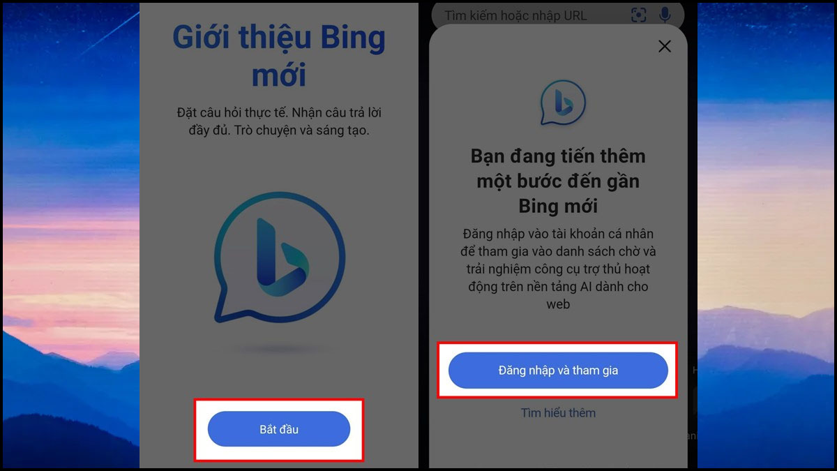 Cách sử dụng Bing AI trên điện thoại