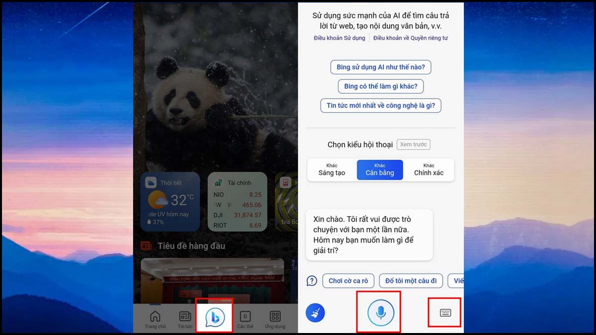 Hướng dẫn cách sử dụng Bing AI trên điện thoại chi tiết