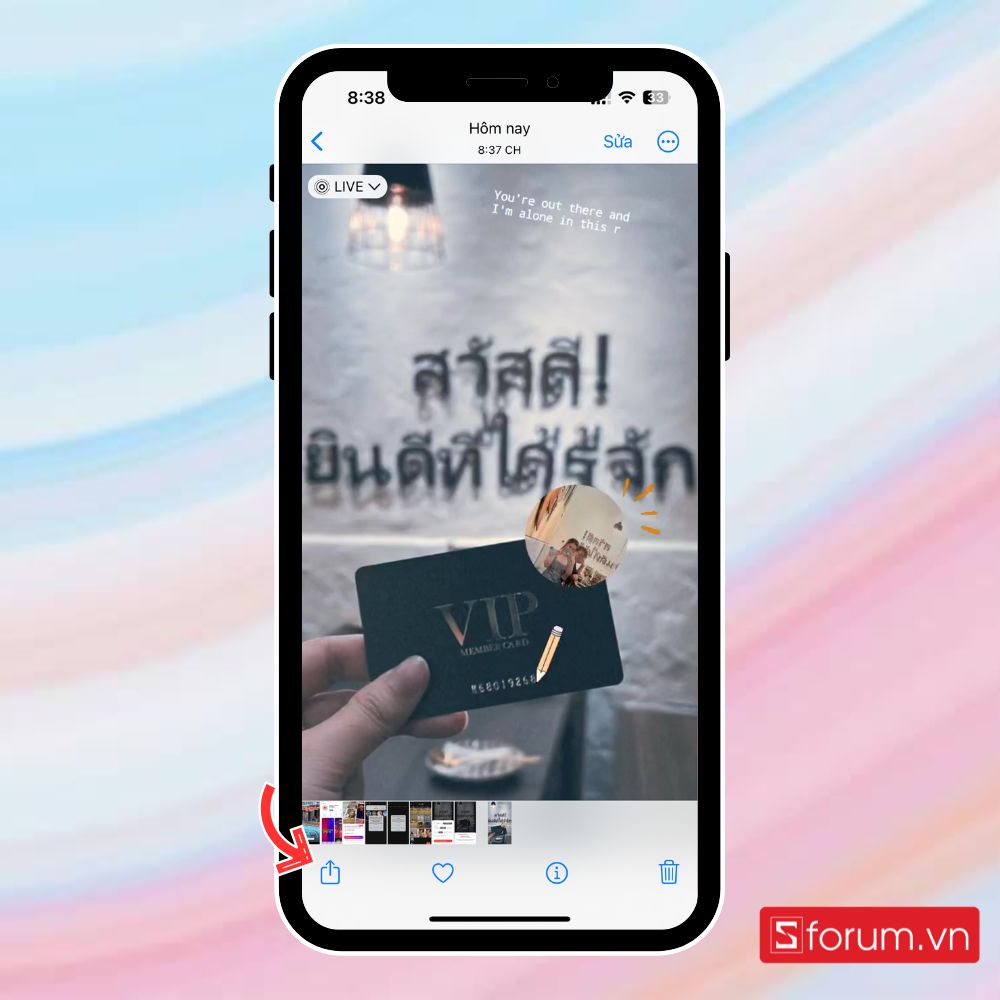 Cách đặt video làm hình nền điện thoại iPhone bằng intoLive 8