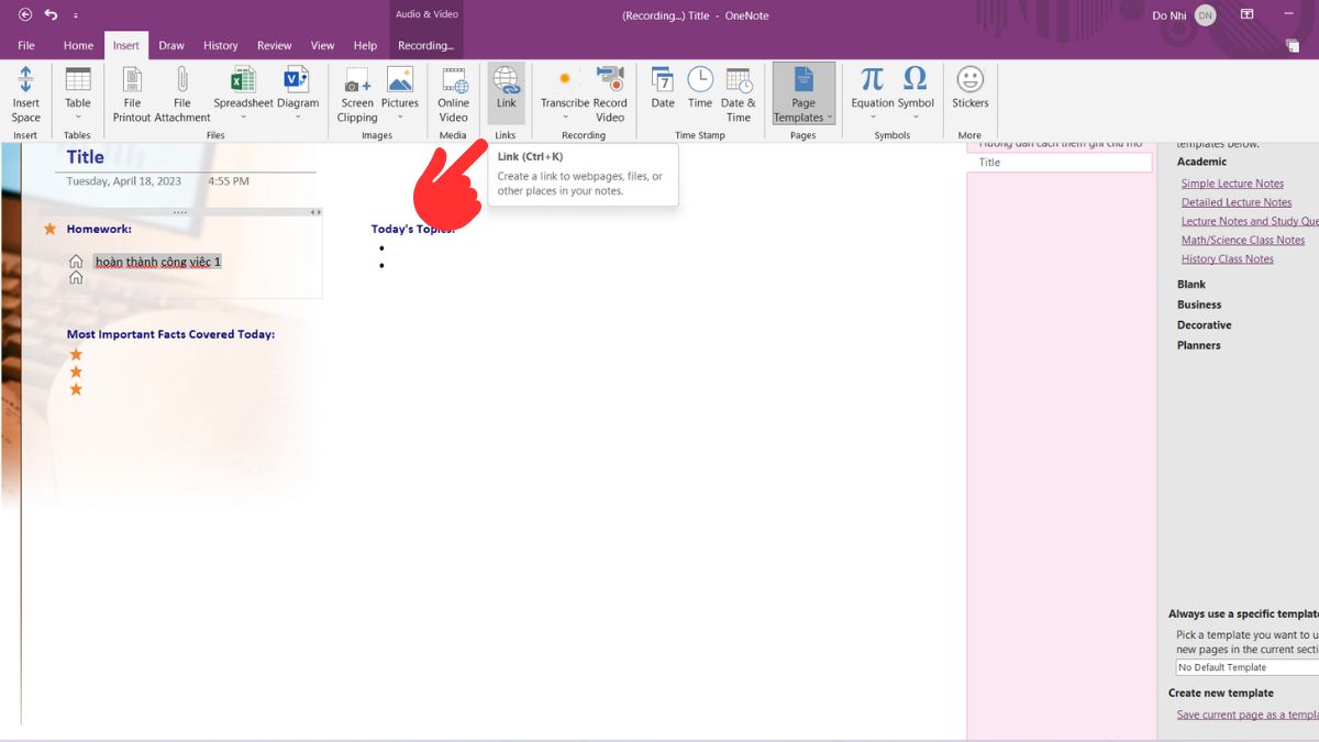 Cách sử dụng OneNote chi tiết, ghi chú nhanh dễ hiểu