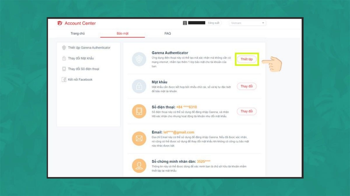 Cách tải Garena Authenticator và lấy mã bảo mật tài khoản