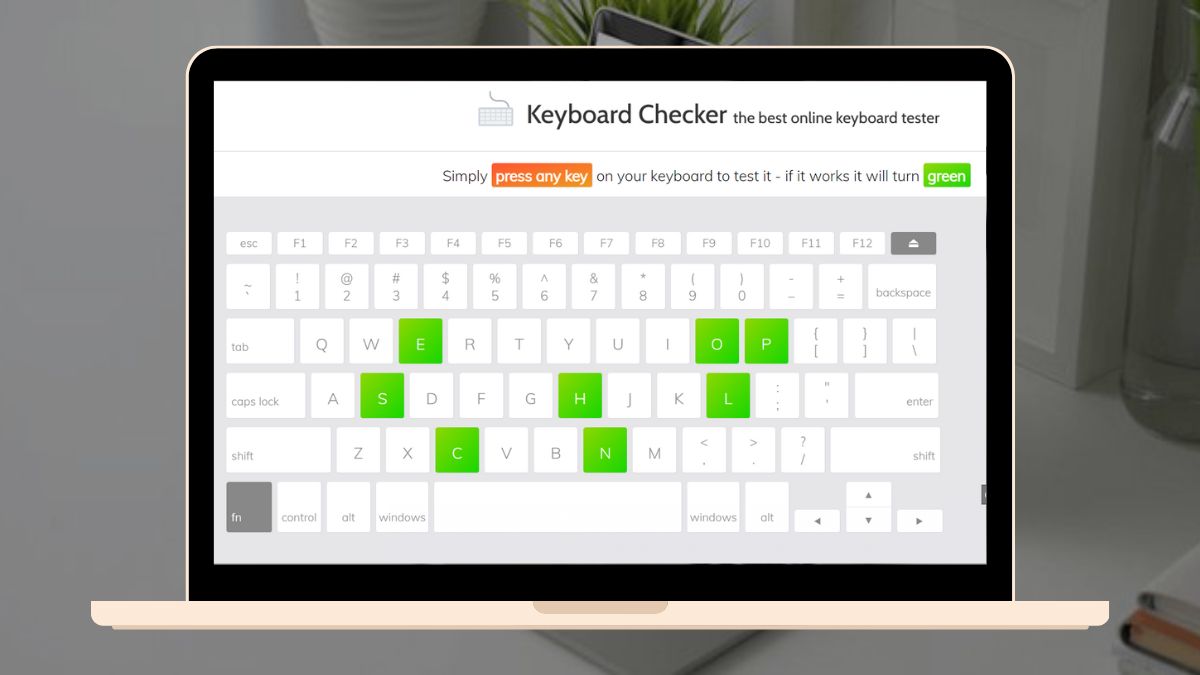 Top 8 website Keyboard tester online cho laptop, máy tính