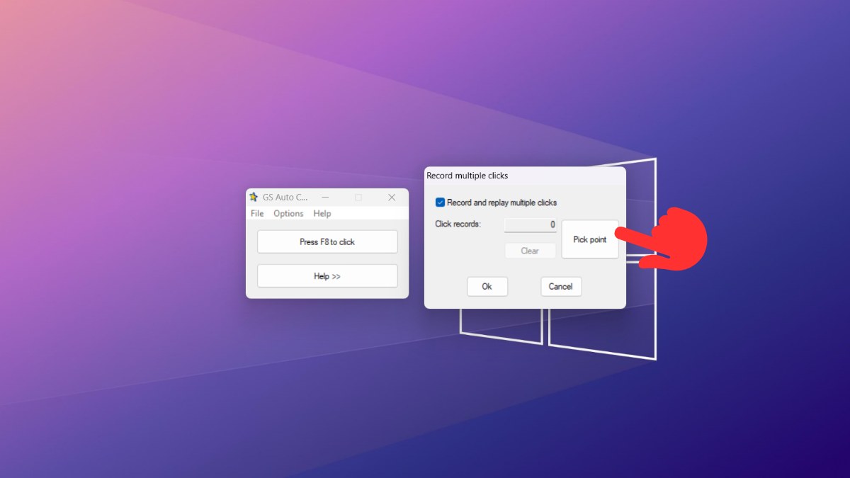 Tải GS Auto Clicker Phần mềm tự động chơi game miễn phí