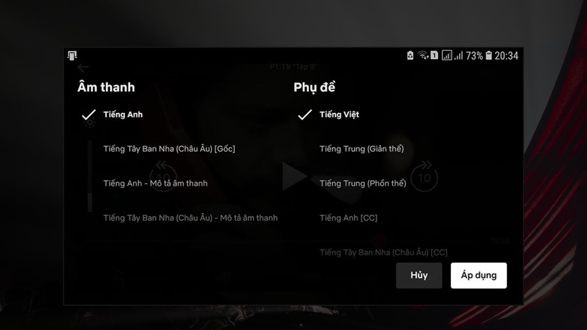 Cách đổi phụ đề, ngôn ngữ lồng tiếng Netflix sang Tiếng Việt bước 4