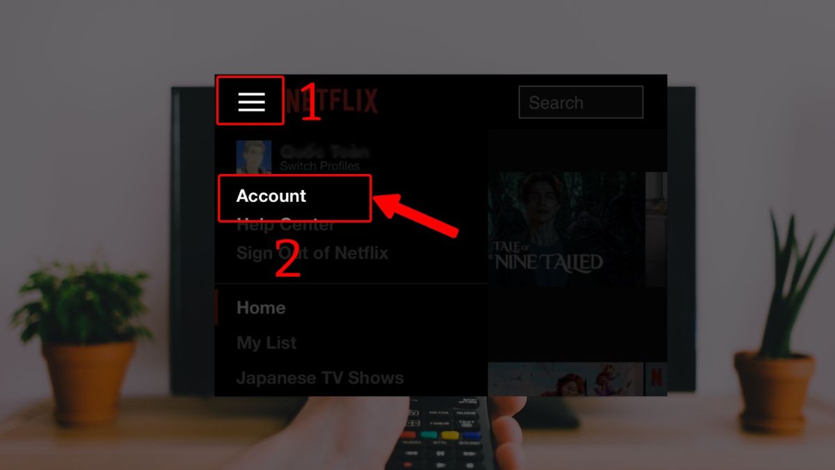 Cách đổi ngôn ngữ Netflix sang Tiếng Việt trên điện thoại bước 3