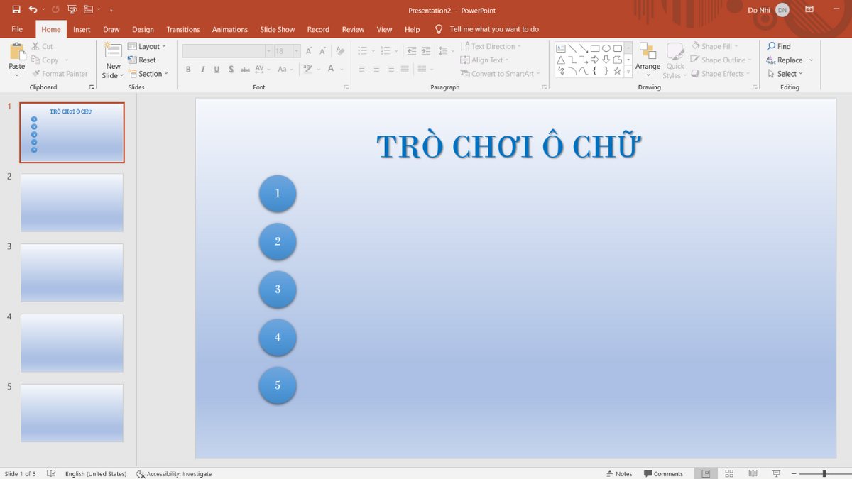 C ch l m tr ch i ch tr n powerpoint t ng b c si u d 
