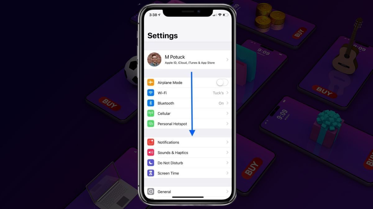 Cách thiết lập Face ID trên iPhone đơn giản bước 1