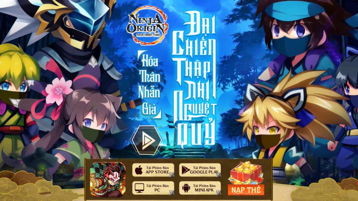 Tải Ninja Origin Ninja huyền thoại APK trên Android, iOS