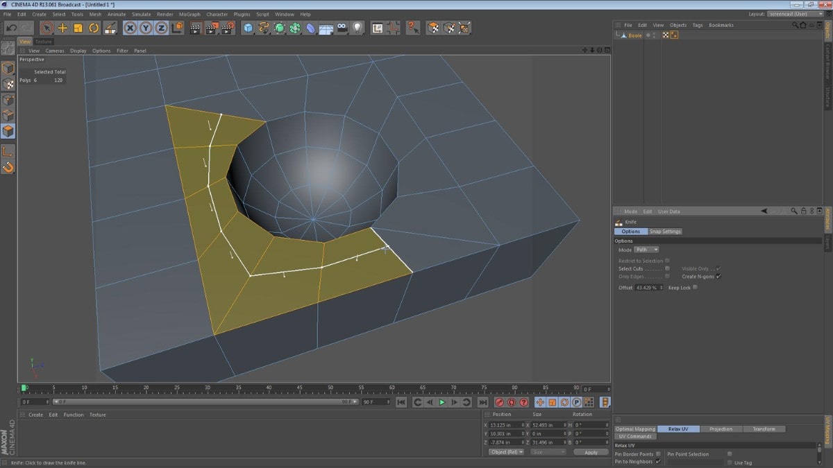 Mô hình hóa của phần mềm Cinema 4D