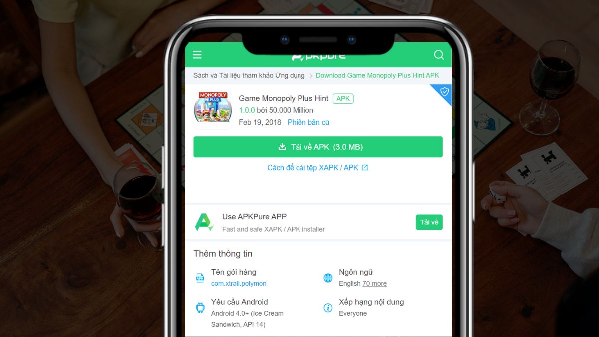 Tải Monopoly Go chơi trên điện thoại Android, iOS Tải