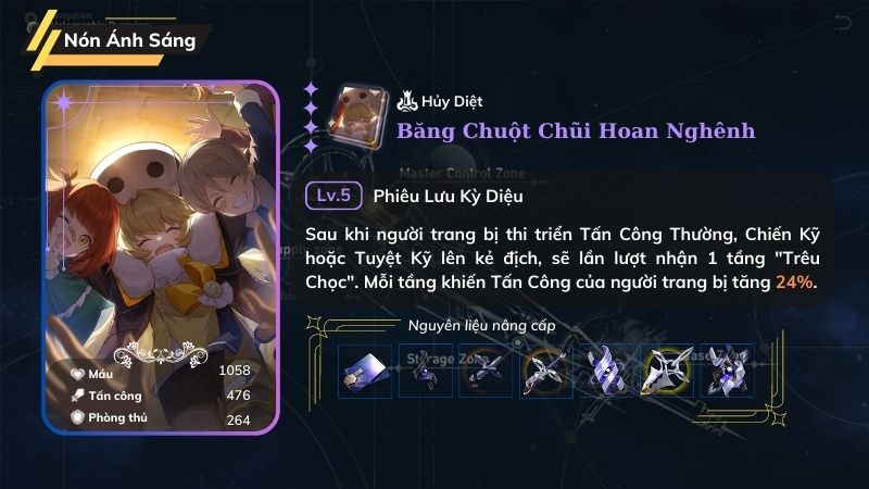 Honkai: Star Rail - 5 Nón Ánh Sáng Siêu Chất Cho Arlan trong phiên bản 11