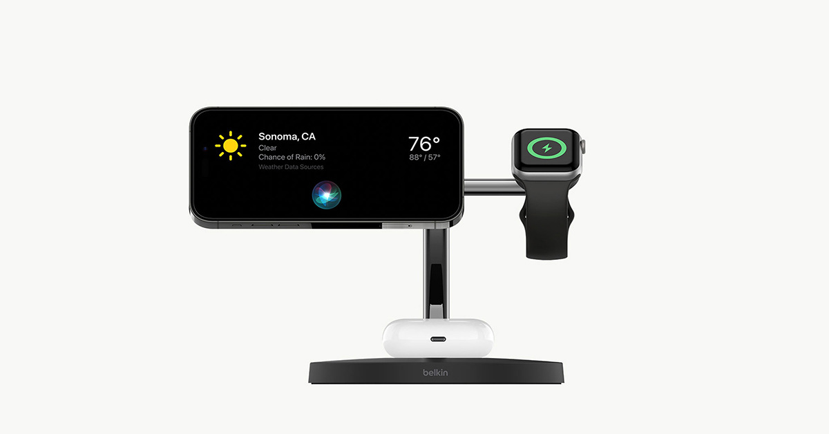 Giới thiệu Đế sạc MagSafe Belkin: Cùng tính năng StandBy hấp dẫn trên iOS 17 - Sự lựa chọn tuyệt vời cho bạn