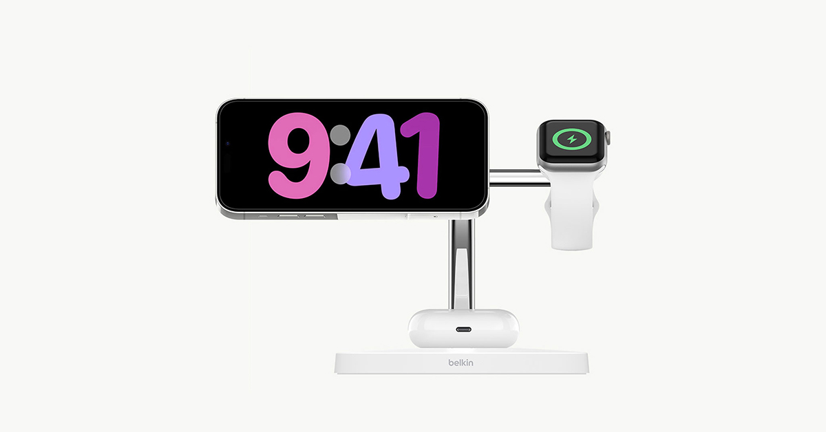 Giới thiệu Đế sạc MagSafe Belkin: Cùng tính năng StandBy hấp dẫn trên iOS 17 - Sự lựa chọn tuyệt vời cho bạn