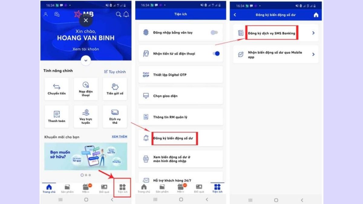 5 Cách kích hoạt thông báo MB Bank trên điện thoại một cách dễ dàng hơn bao giờ hết