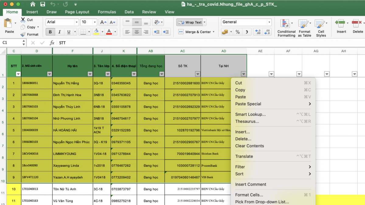 Lợi ích của việc chuyển dữ liệu từ Excel sang Word 