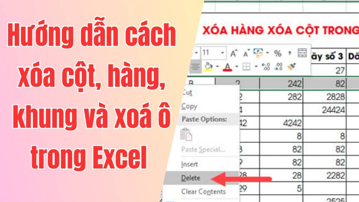 Làm thế nào để bôi đen một cột trong Excel?
