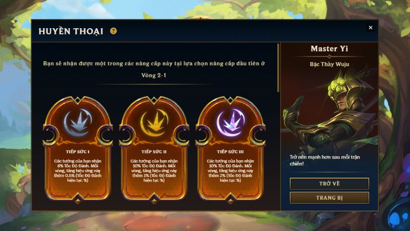 ĐTCL: Tuyệt chiêu chúc phúc Huyền Thoại chất lượng nhất phiên bản 1312