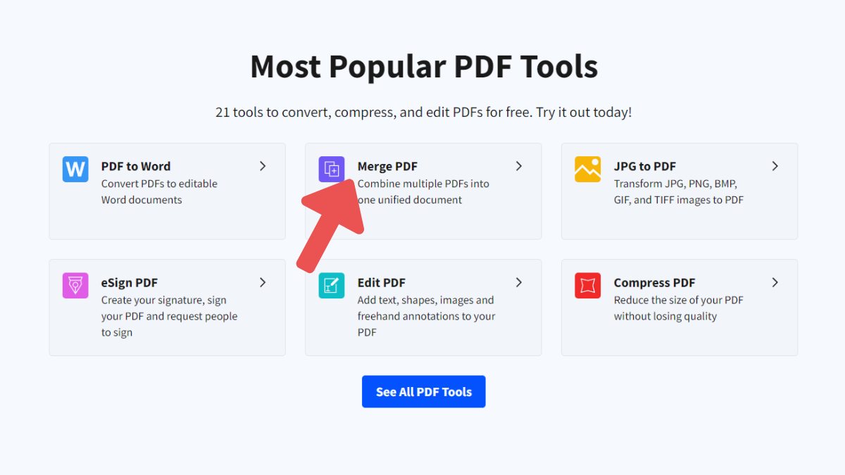 6 Cách ghép file PDF, gộp nhiều file PDF online miễn phí