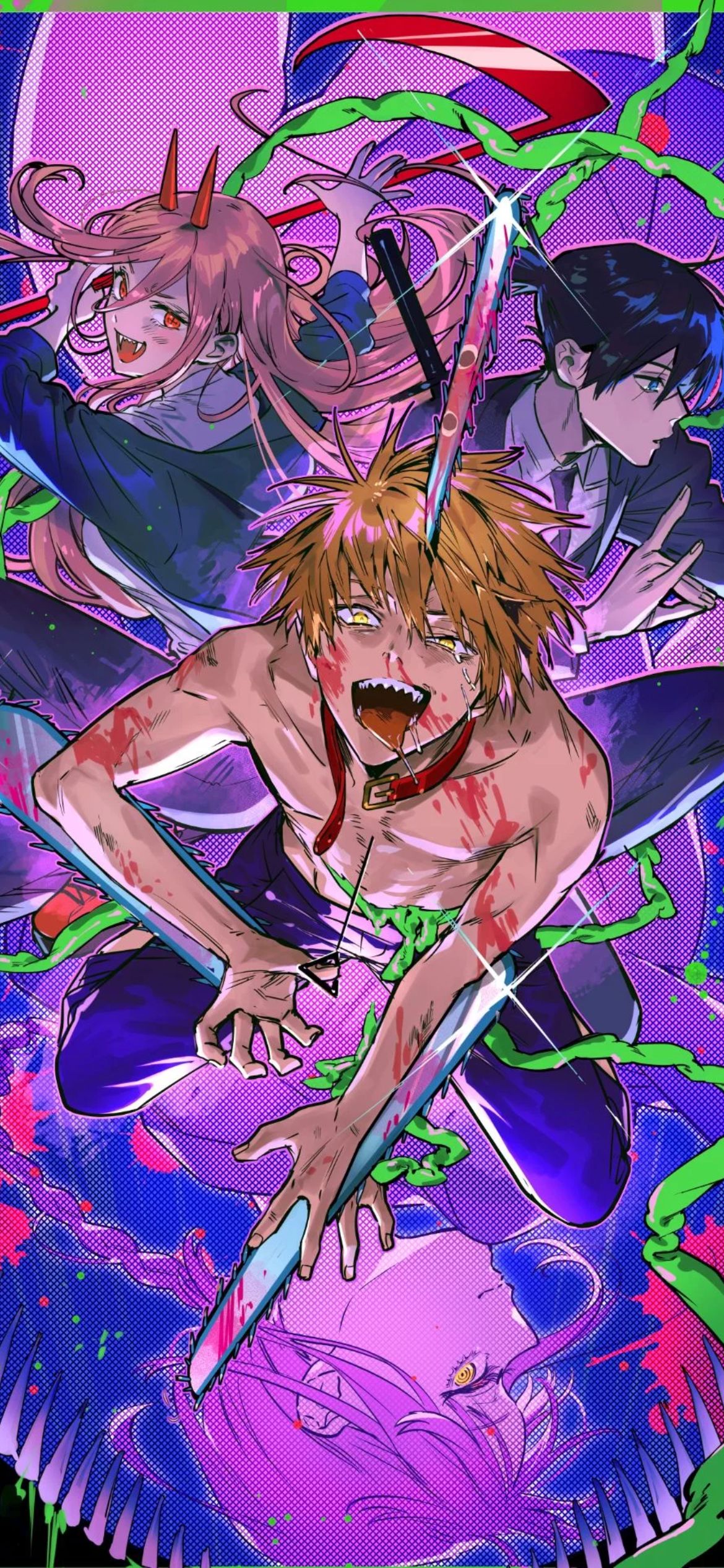 Khám phá ngay bộ hình nền Chainsaw Man đỉnh cao dành cho điện thoại của Fan cứng
