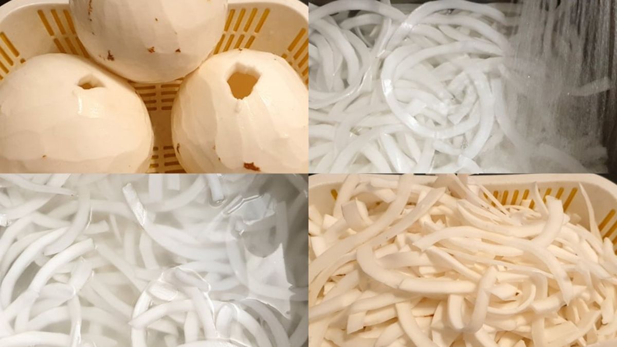 Cách làm mứt dừa thơm ngon bằng nồi chiên không dầu sấy khô