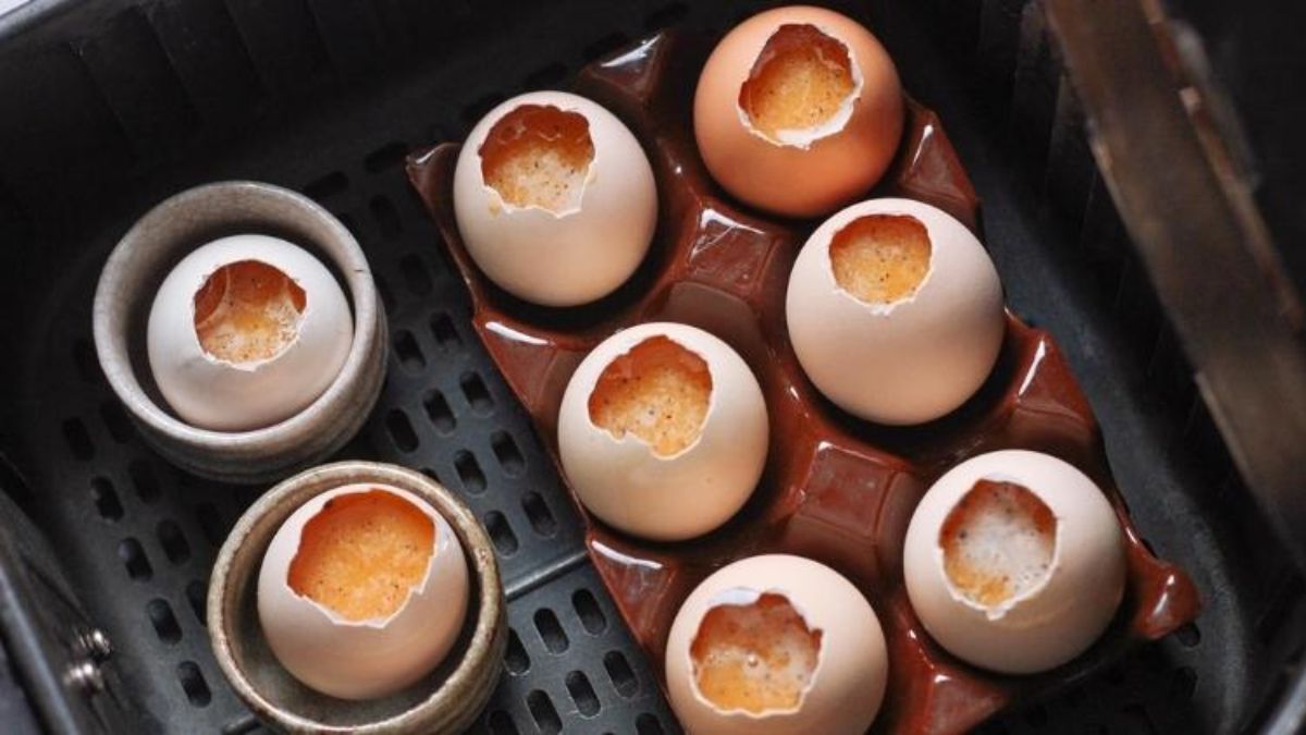 Cách làm trứng gà nướng bằng nồi chiên không dầu - Bí quyết ngon tuyệt vời
