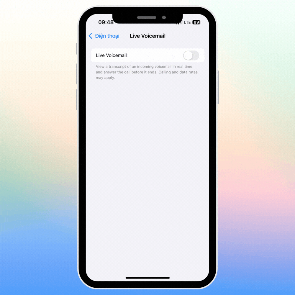 Voicemail Trực tiếp: Tiện ích vượt trội trên iOS 17 dành cho những buổi họp hành sành điệu