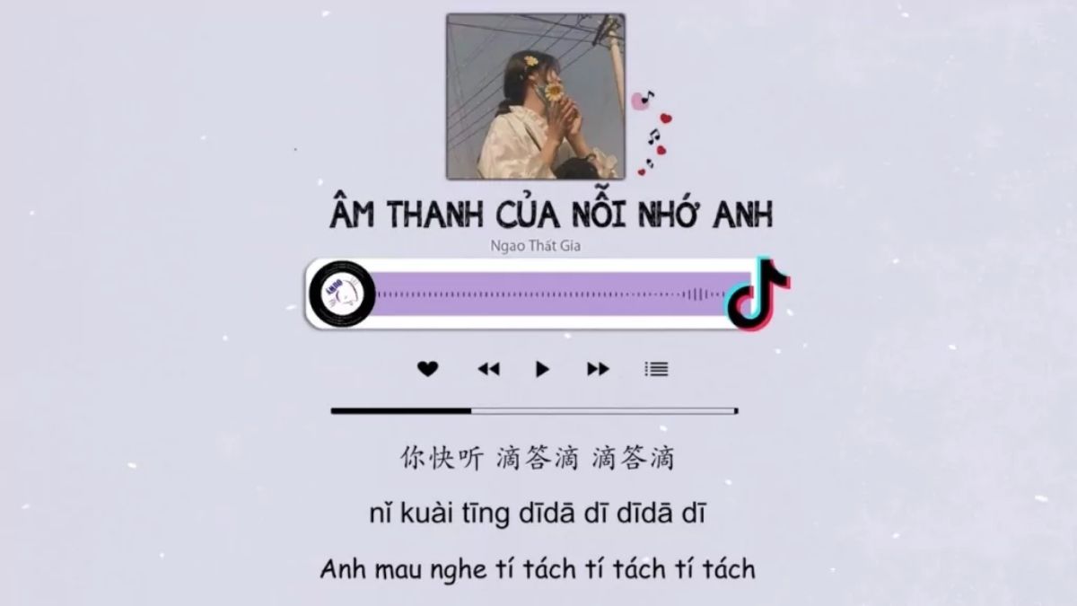 Bài nhạc TikTok Douyin Âm thanh của nỗi nhớ anh