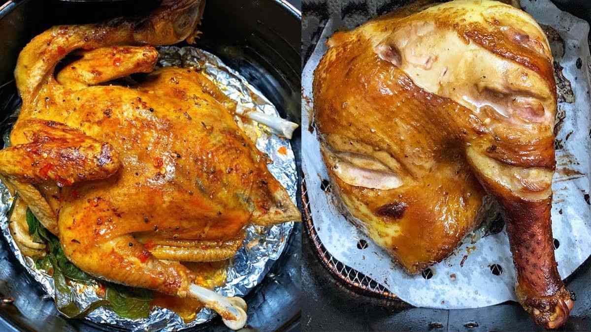 Những Cách Nướng Gà Tuyệt Vời Với Nồi Chiên Không Dầu