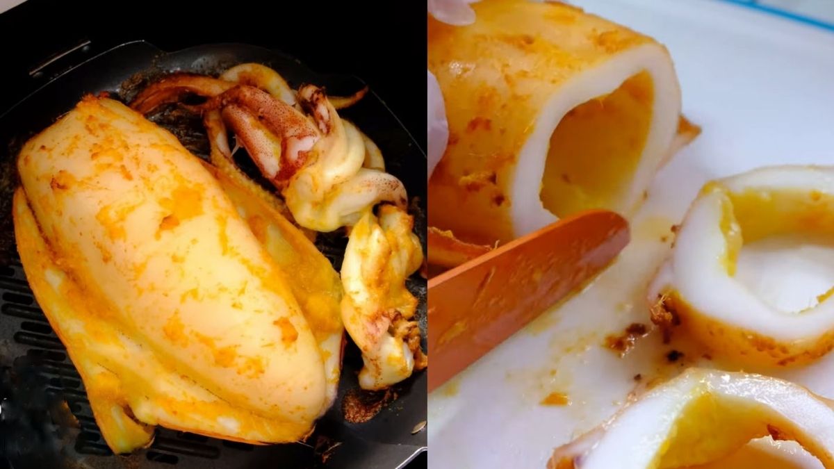 Nhanh chóng và siêu dễ dàng: Cách nướng mực không dầu tuyệt ngon với 2 phương pháp