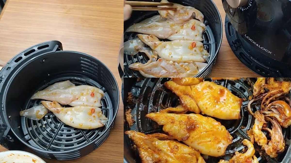 Nhanh chóng và siêu dễ dàng: Cách nướng mực không dầu tuyệt ngon với 2 phương pháp