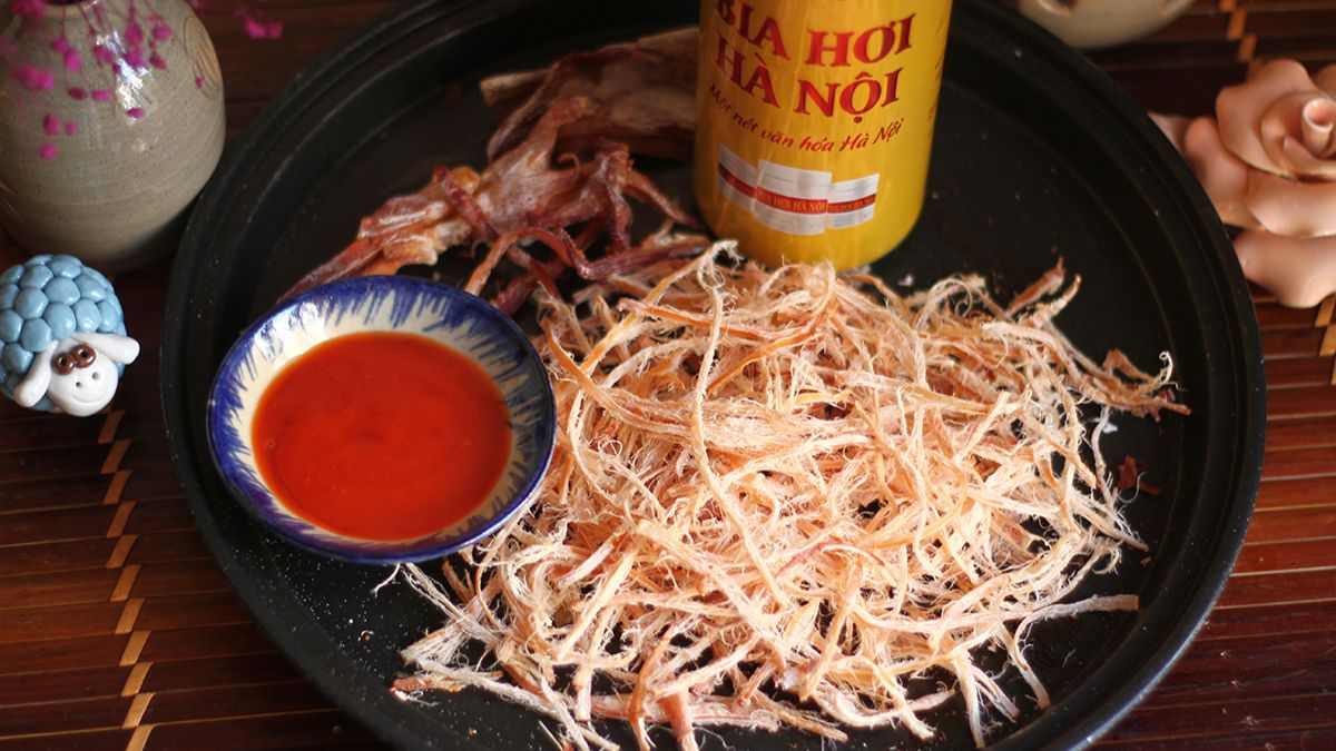 Cách nướng mực khô hấp dẫn với nồi chiên không dầu