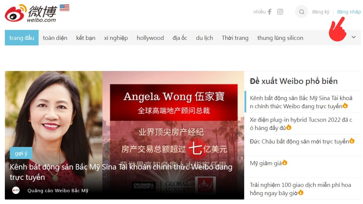 Cách đăng nhập Weibo trên điện thoại, máy tính: Bí quyết đơn giản và hiệu quả