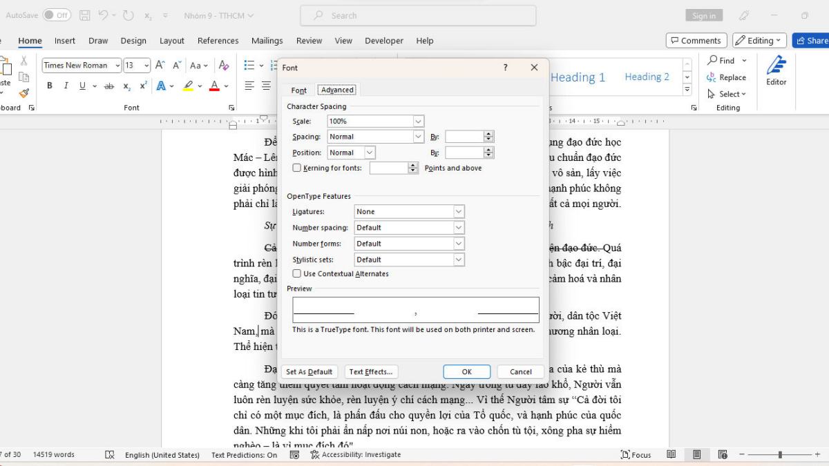 Cách tạo gạch ngang chữ trong Word dễ dàng và hiệu quả