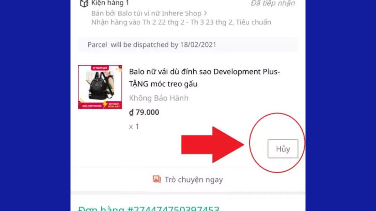 Các bước hủy đơn hàng trên Lazada hiệu quả, giúp bạn nhận hoàn tiền nhanh chóng