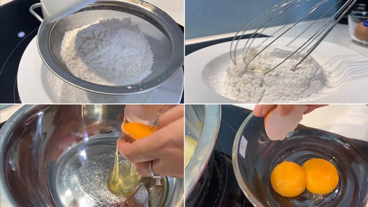 Công thức làm bánh bông lan hấp dẫn bằng nồi chiên không dầu