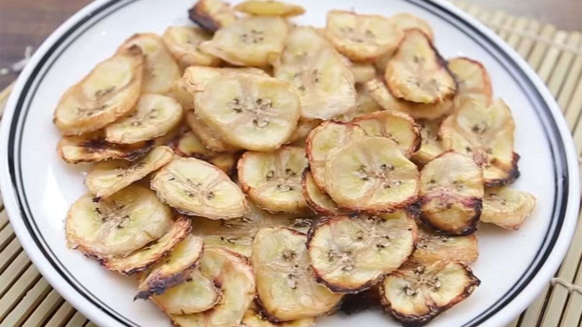 Cách làm chuối sấy như một đầu bếp chuyên nghiệp bằng nồi chiên không dầu - Lớn mềm, giòn tan