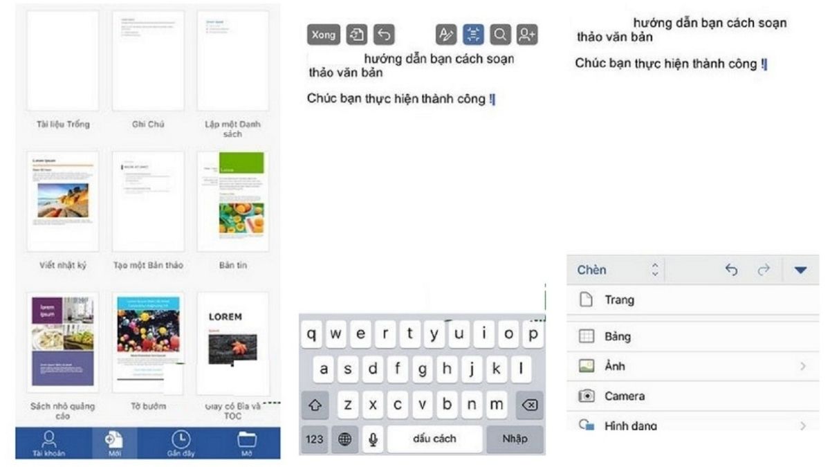 Cách tận dụng hiệu quả Word trên điện thoại Android, iPhone