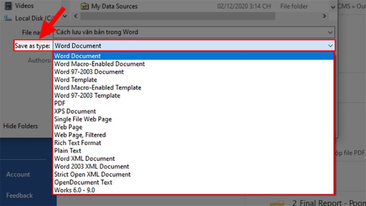 5 bước đơn giản để lưu File Word nhanh chóng và hiệu quả