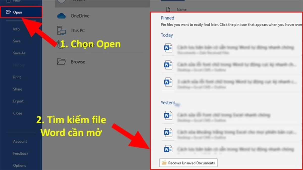 5 bước đơn giản để lưu File Word nhanh chóng và hiệu quả