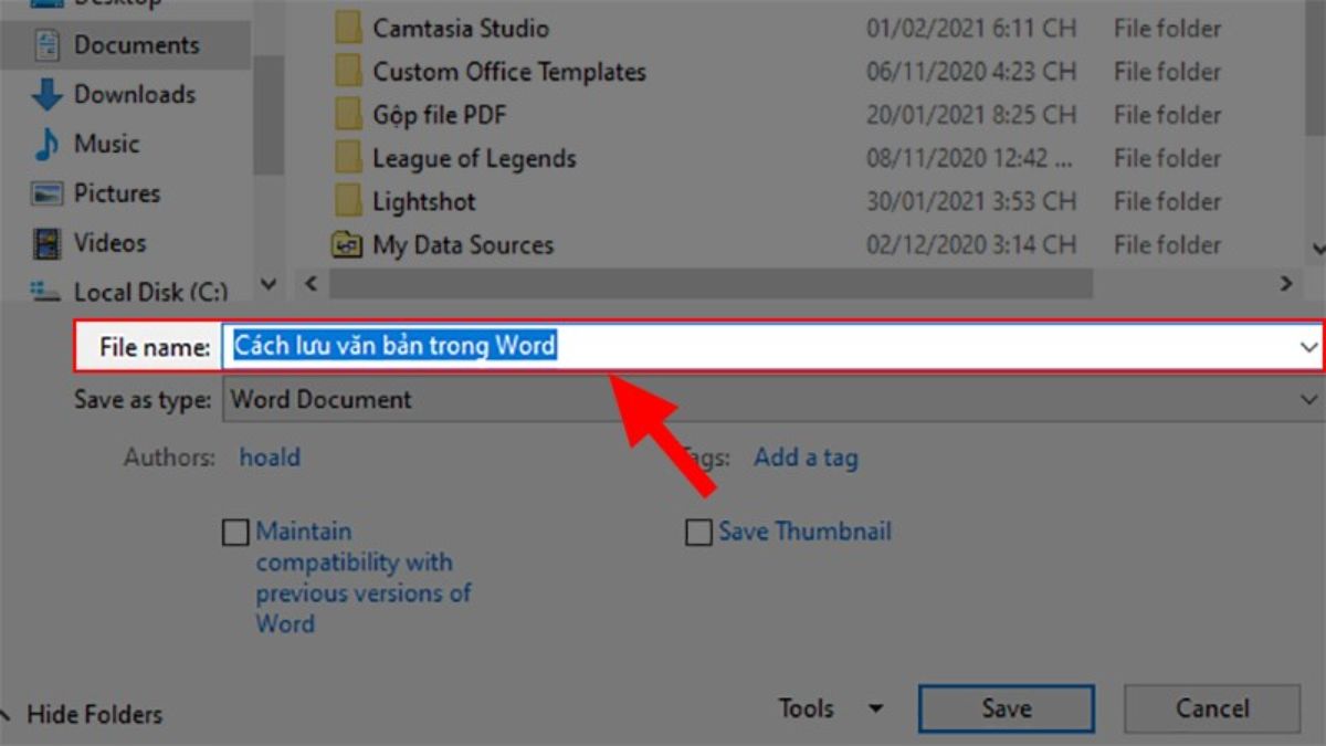 5 bước đơn giản để lưu File Word nhanh chóng và hiệu quả