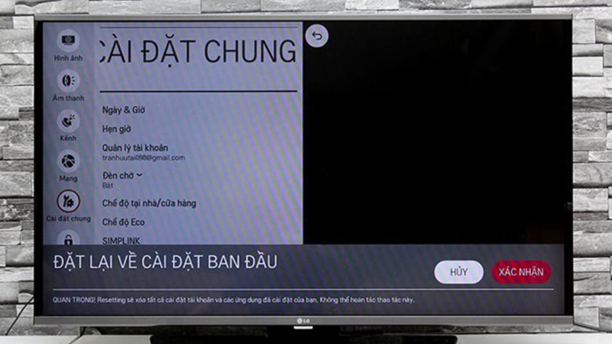 Cách reset Tivi LG siêu dễ dàng và nhanh chóng mà bạn không nên bỏ qua