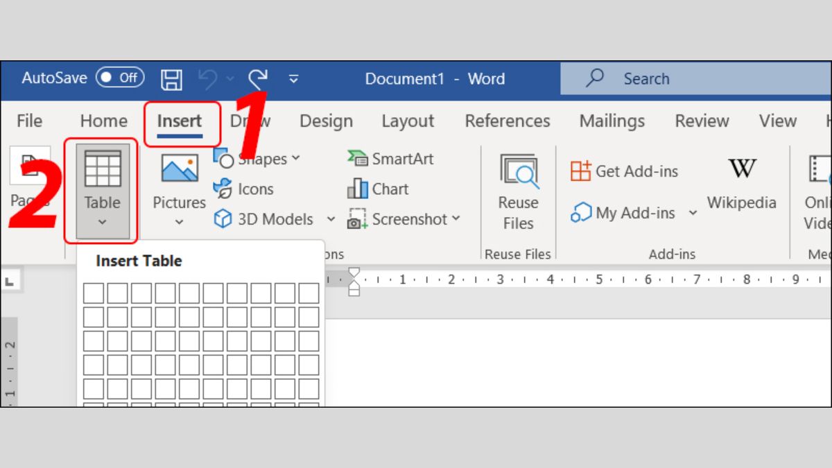 Cách tạo và chỉnh sửa bảng trong Word một cách hiệu quả