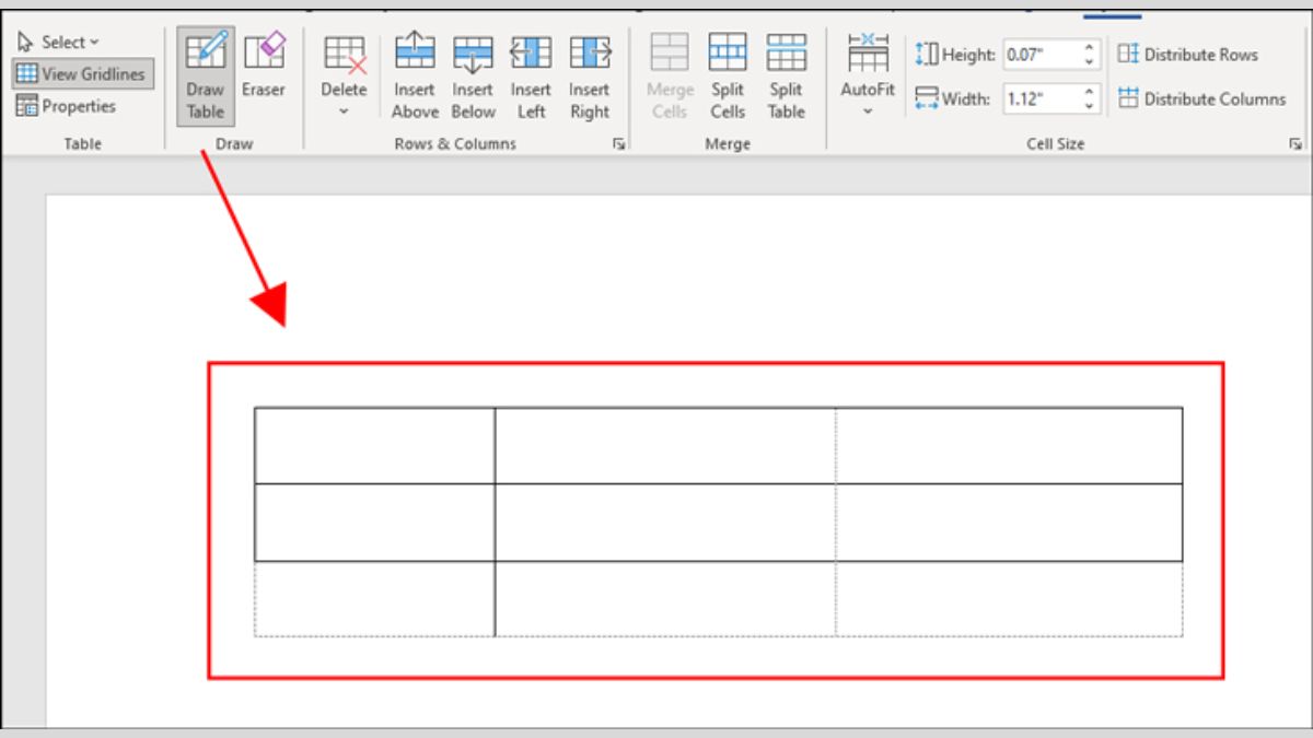 Cách tạo và chỉnh sửa bảng trong Word một cách hiệu quả
