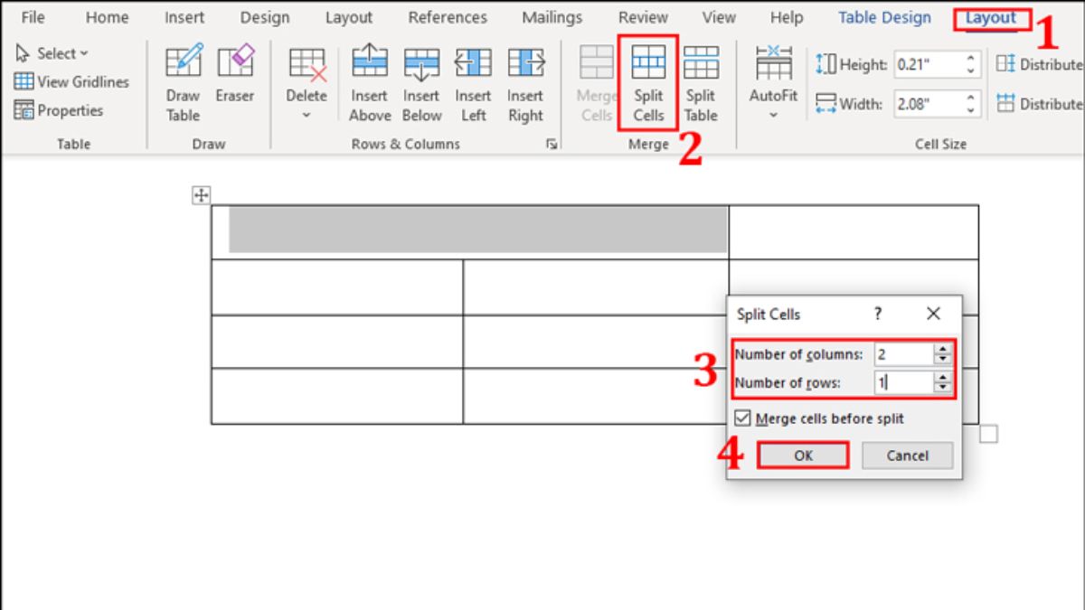 Cách tạo và chỉnh sửa bảng trong Word một cách hiệu quả