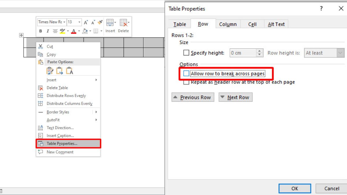Cách tạo và chỉnh sửa bảng trong Word một cách hiệu quả