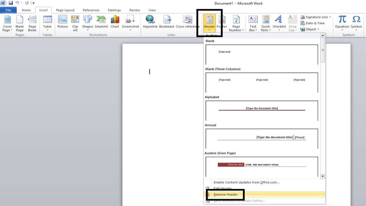 Thủ thuật xóa Header và Footer trong Word chỉ với vài thao tác đơn giản