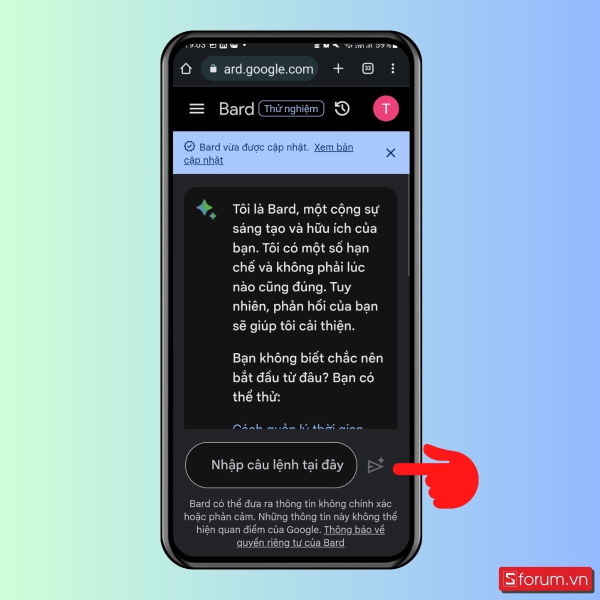Google Bard tiếng Việt - Trải nghiệm đáng thử ngay hôm nay!