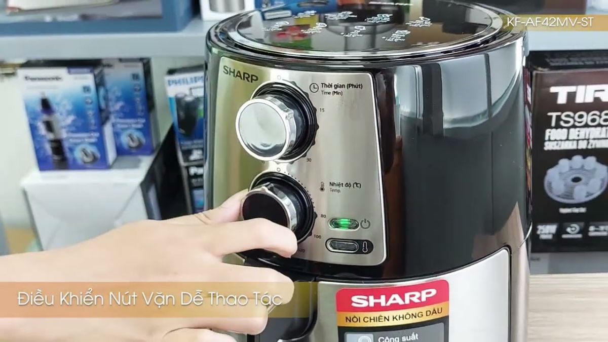 Bí quyết tận hưởng món ăn ngon, bổ dưỡng với nồi chiên không dầu Sharp