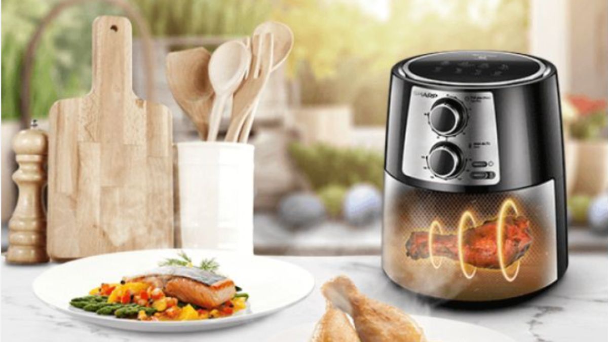Bí quyết tận hưởng món ăn ngon, bổ dưỡng với nồi chiên không dầu Sharp